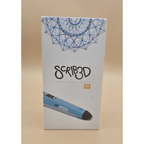 Scrib3D P1 3D Printing Pen + Guide in Box With Power Adapter - NEW Open Box - Picture 1 of 8
